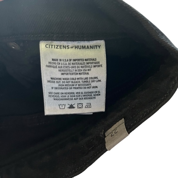 COH Olivia High Rise Slim Jeans Black Denim Size 27 NWT - Picture 12 of 13